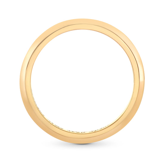18K Rose Gold Wedding Band Ring
