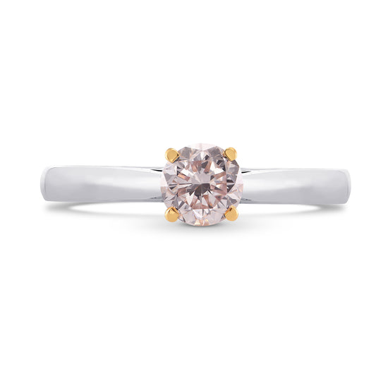 Rose Gold Fancy Light Pink Solitaire Ring