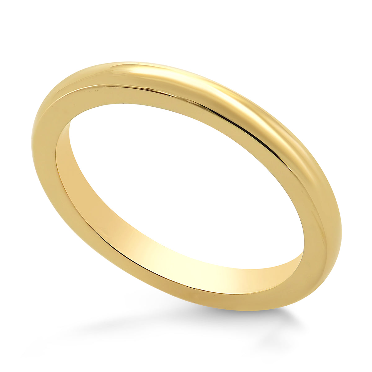 18K Yellow Gold Wedding Band Ring