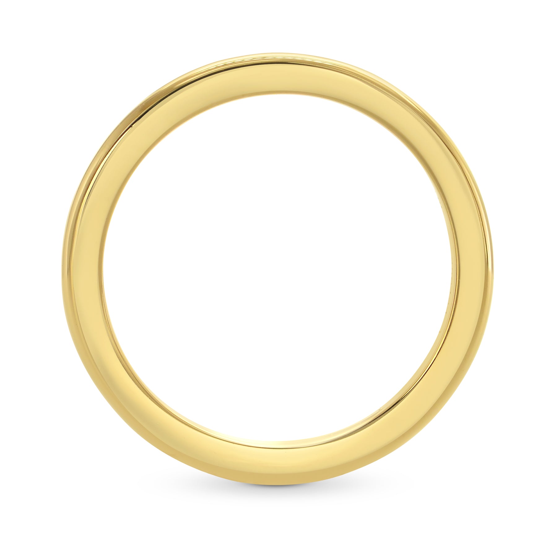 18K Yellow Gold Wedding Band Ring