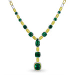 Extraordinary Emerald & Yellow Diamond  Necklace