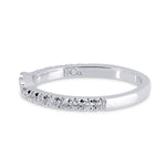 Open Pave Diamond Engagement & Wedding Set - 9
