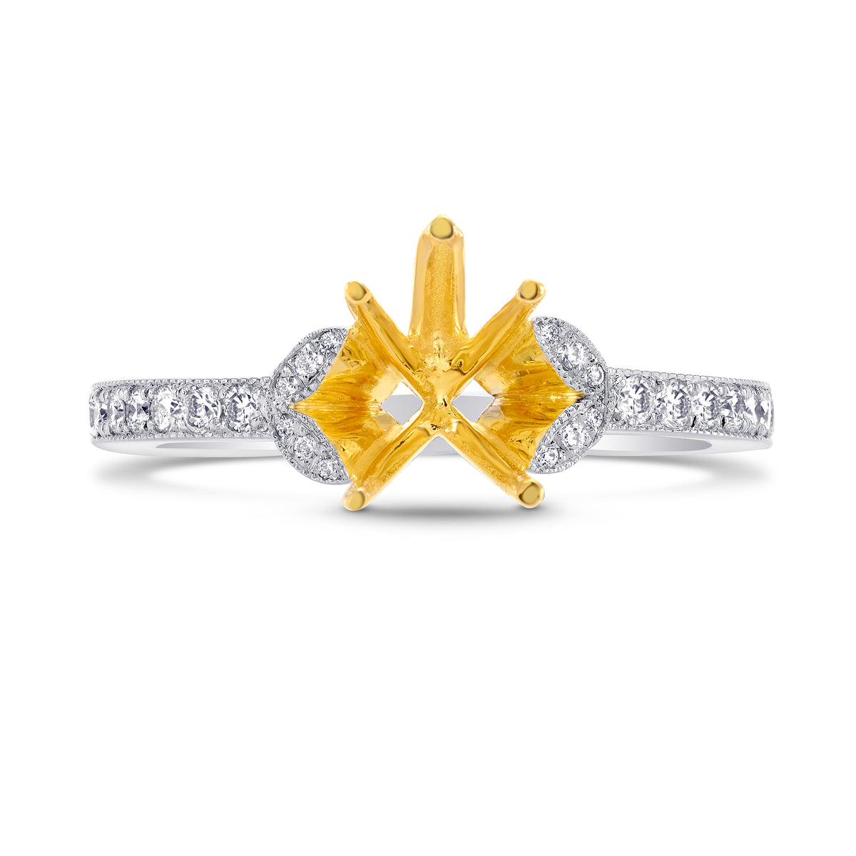 Oval Diamond Ring Setting