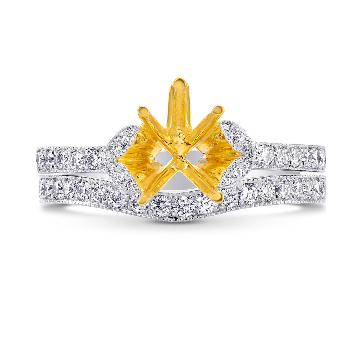 Oval Diamond Ring Setting