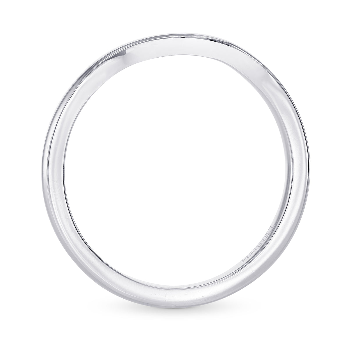 Custom Contoured Wedding Band Ring