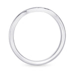 Custom Contoured Wedding Band Ring