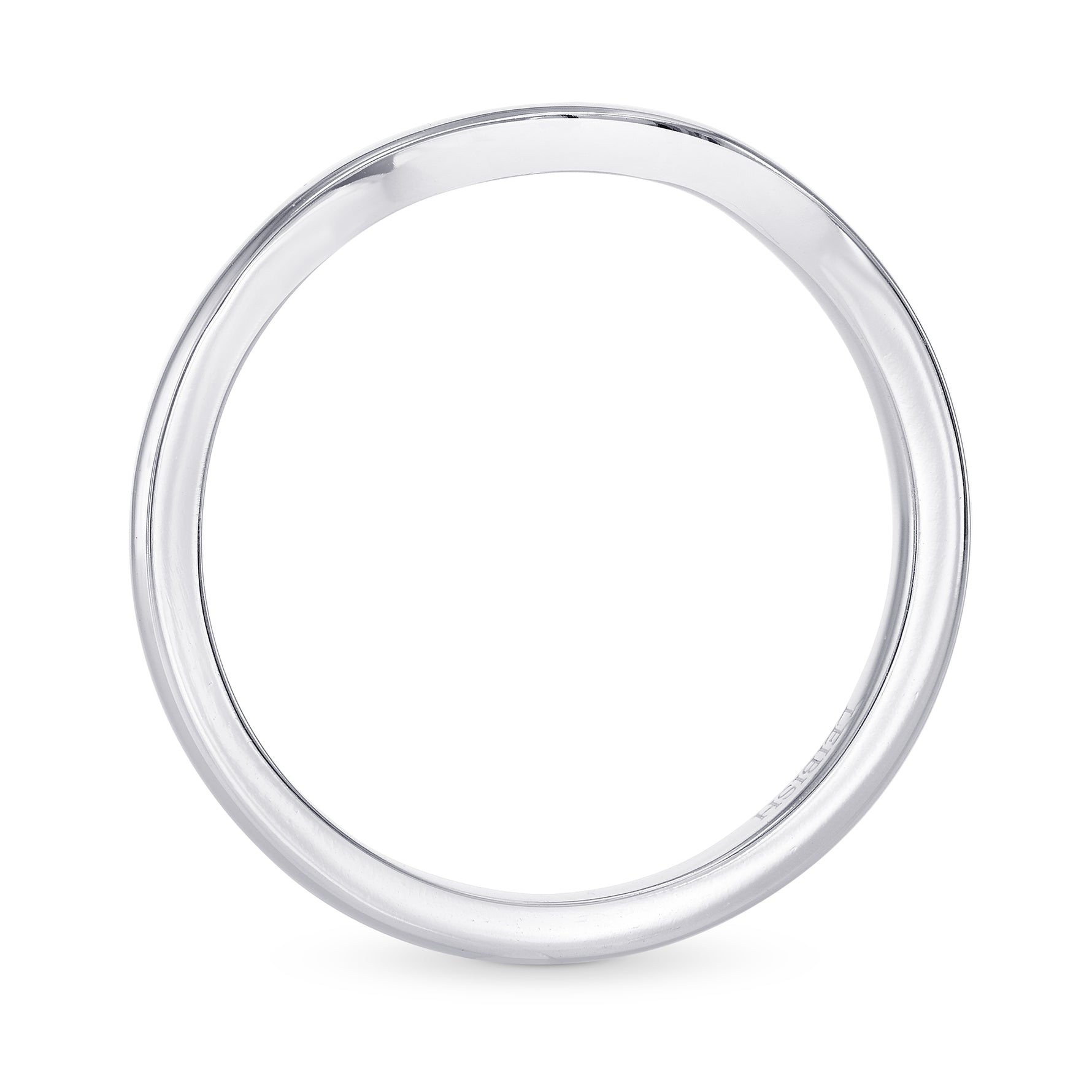 Custom Contoured Wedding Band Ring