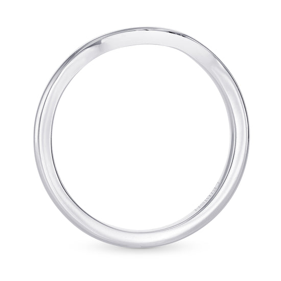 Custom Contoured Wedding Band Ring