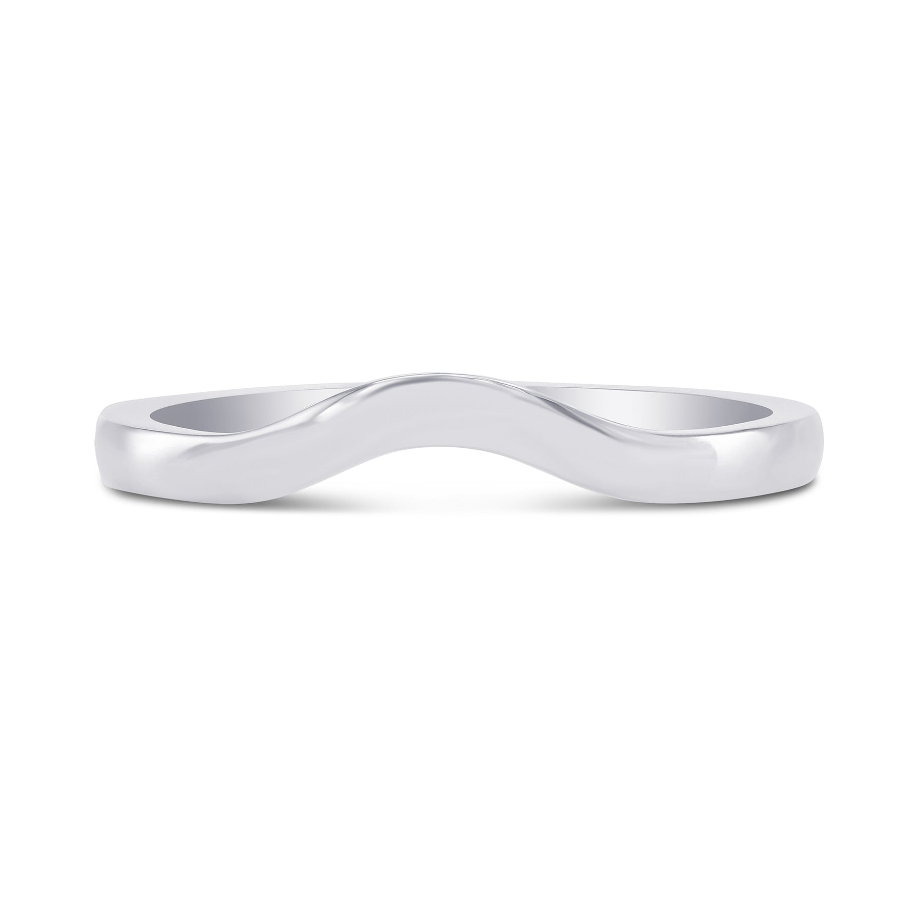 Custom Contoured Wedding Band Ring