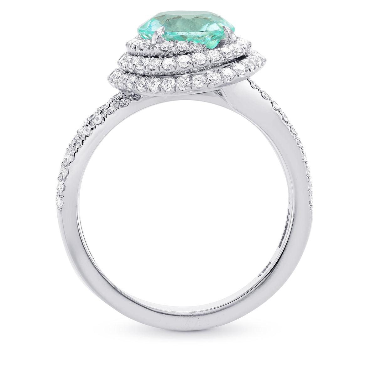 Paraiba Tourmaline & Diamond Designer Ring