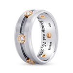 Gents Diamond Wedding Band Ring