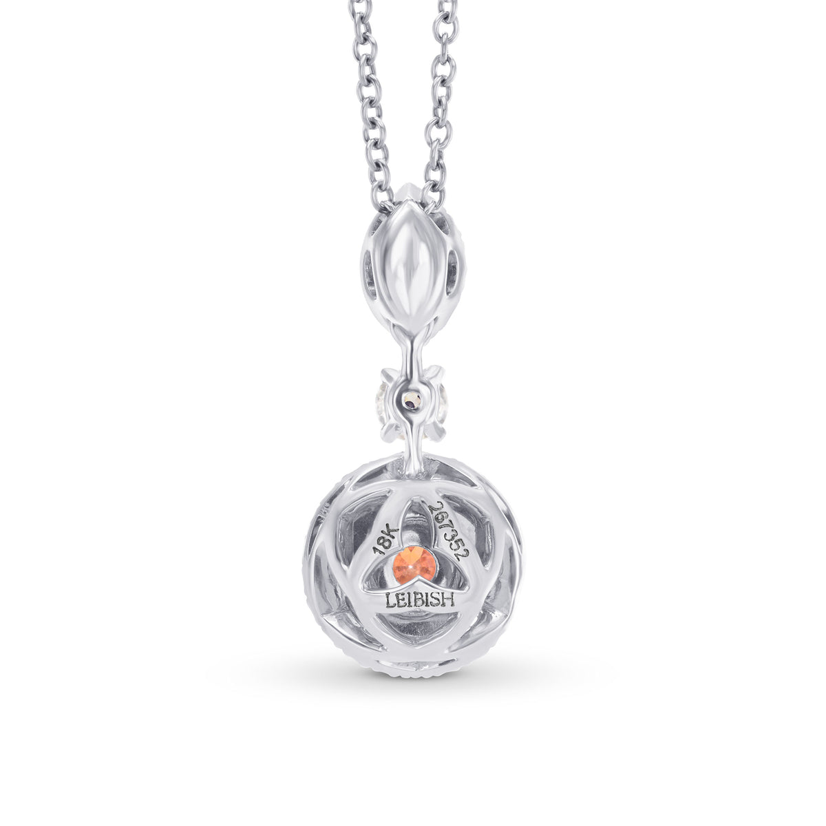 Argyle Pink & Green Diamond Drop Pendant