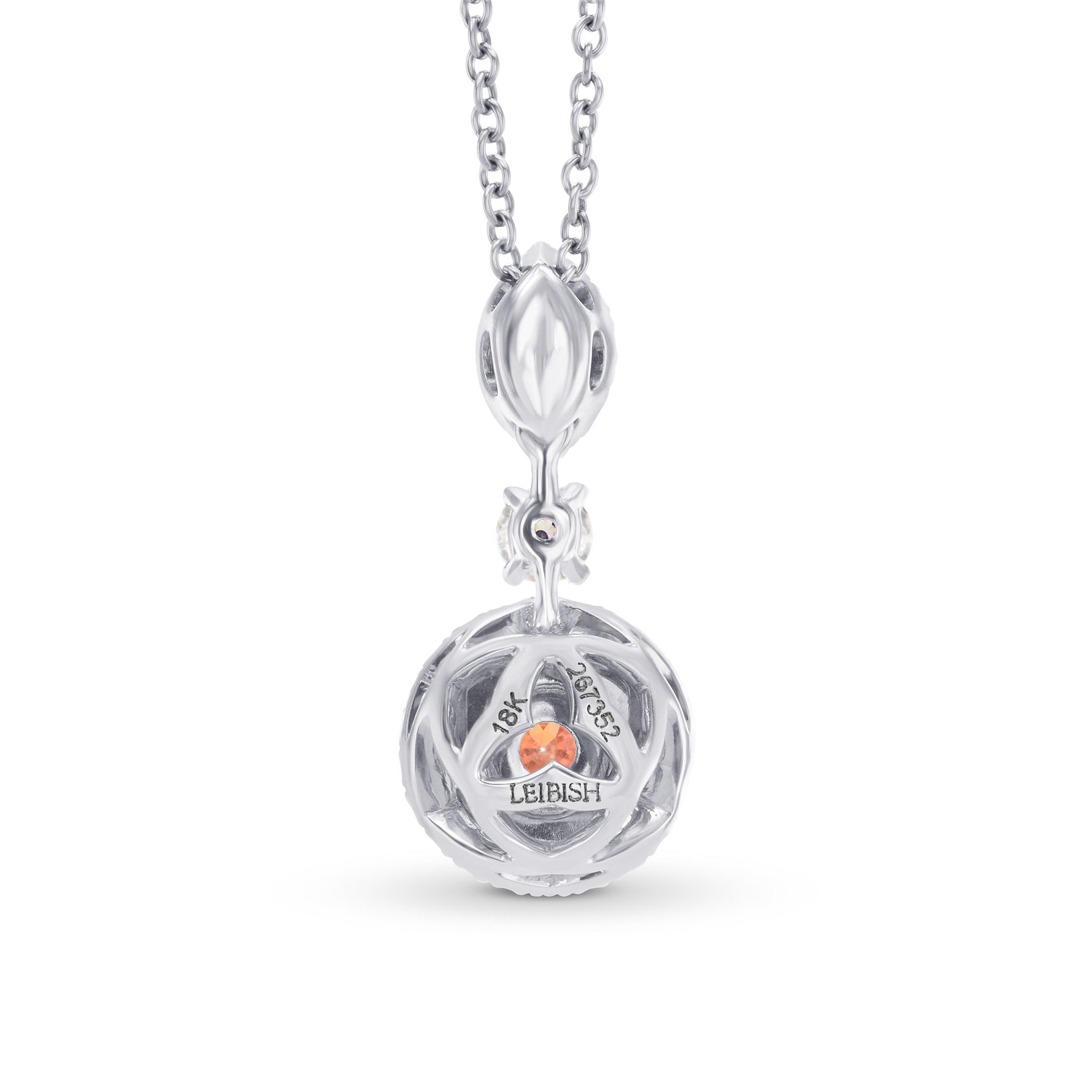Argyle Pink & Green Diamond Drop Pendant