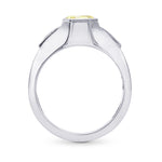 Fancy Light Yellow Radiant Diamond Ring