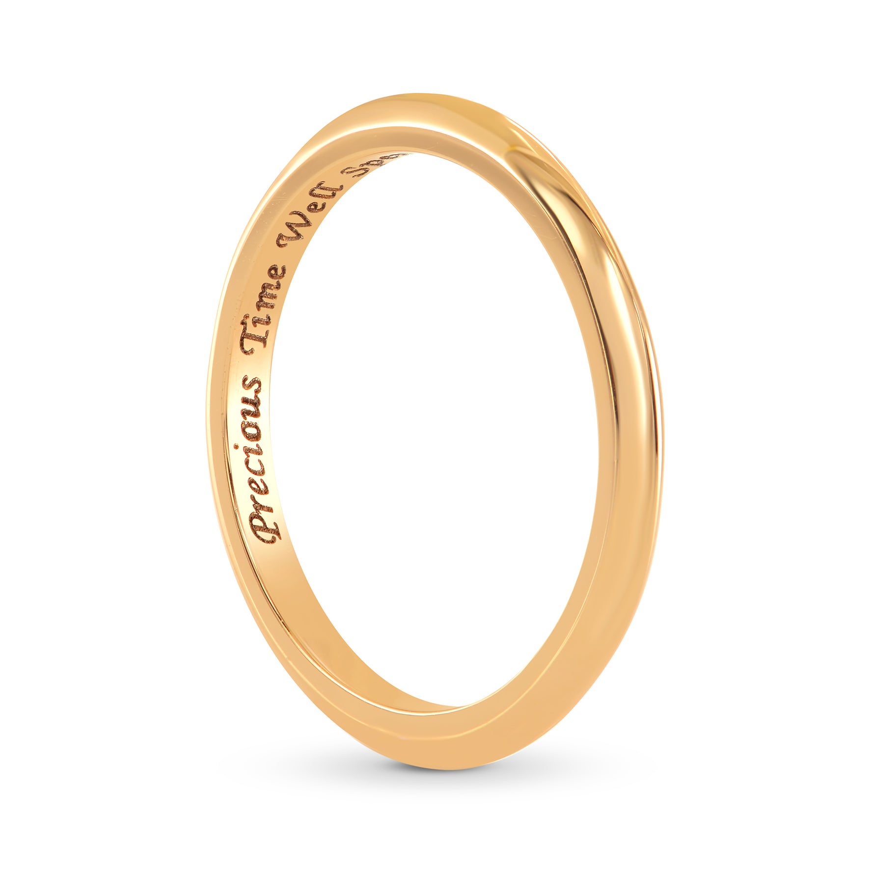 Knife-Edge Wedding Band - 3