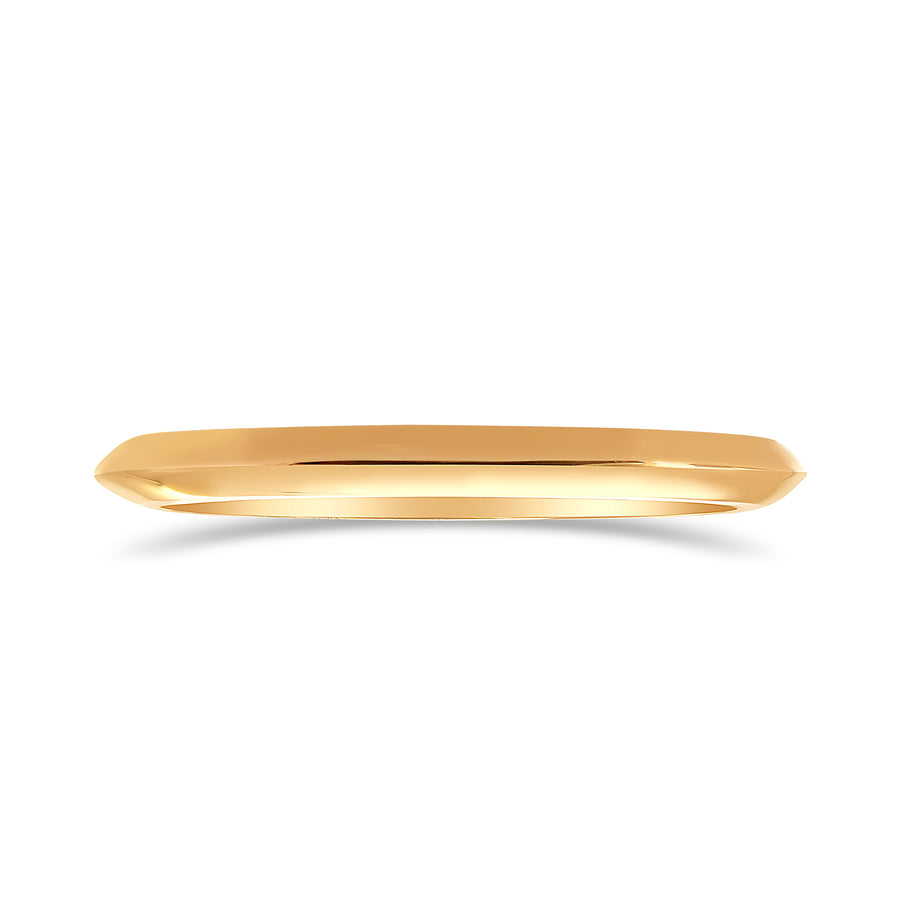 Knife-Edge Wedding Band