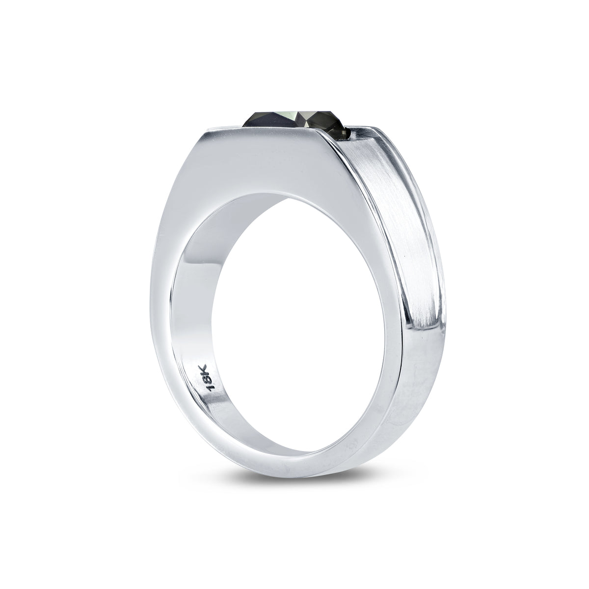 Gents Diamond Graduated Band Ring Setting - 4