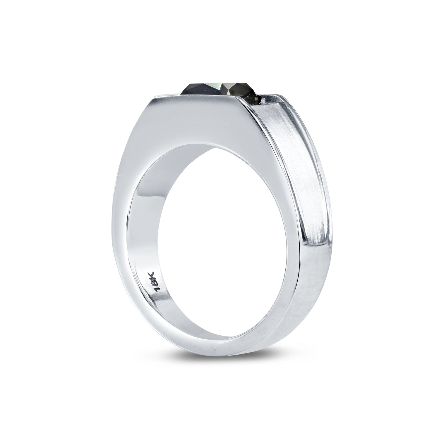 Gents Diamond Graduated Band Ring Setting - 4
