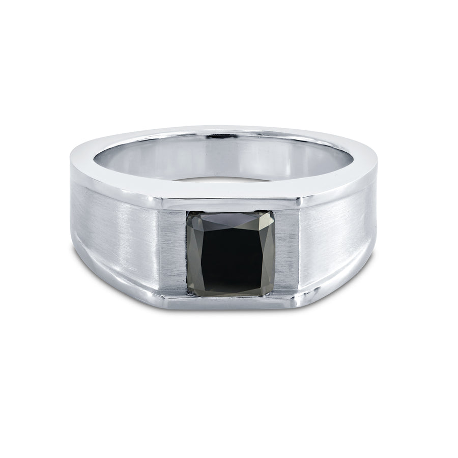 Gents Diamond Graduated Band Ring Setting