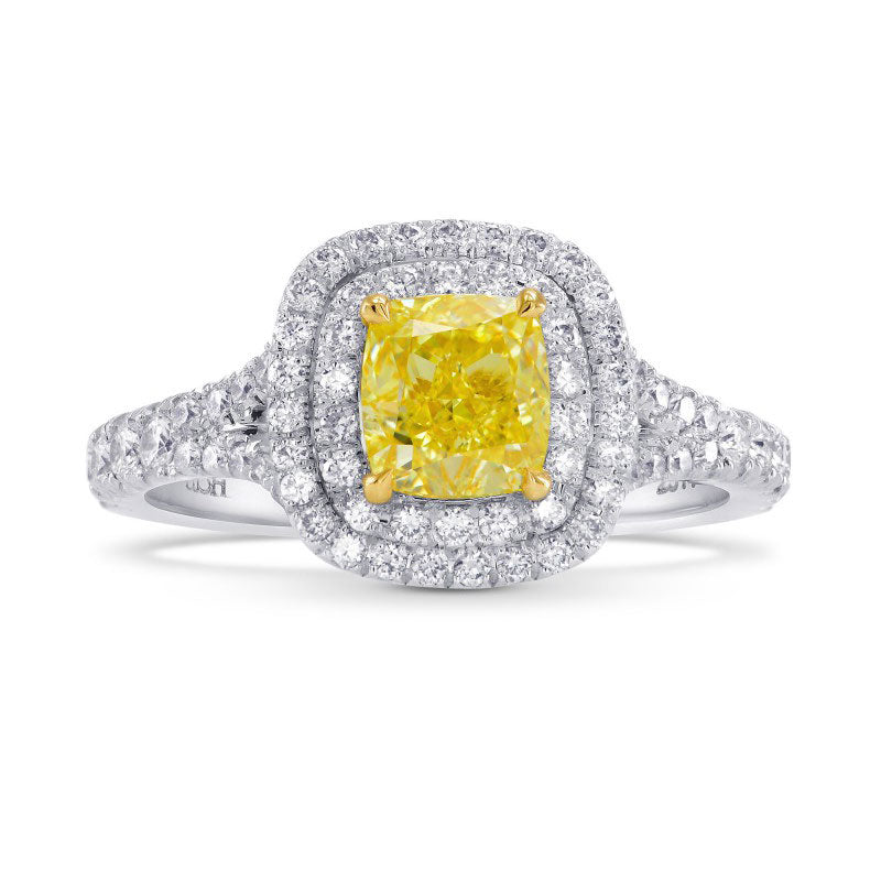 Double Halo Engagement & Wedding Ring Setting - 2