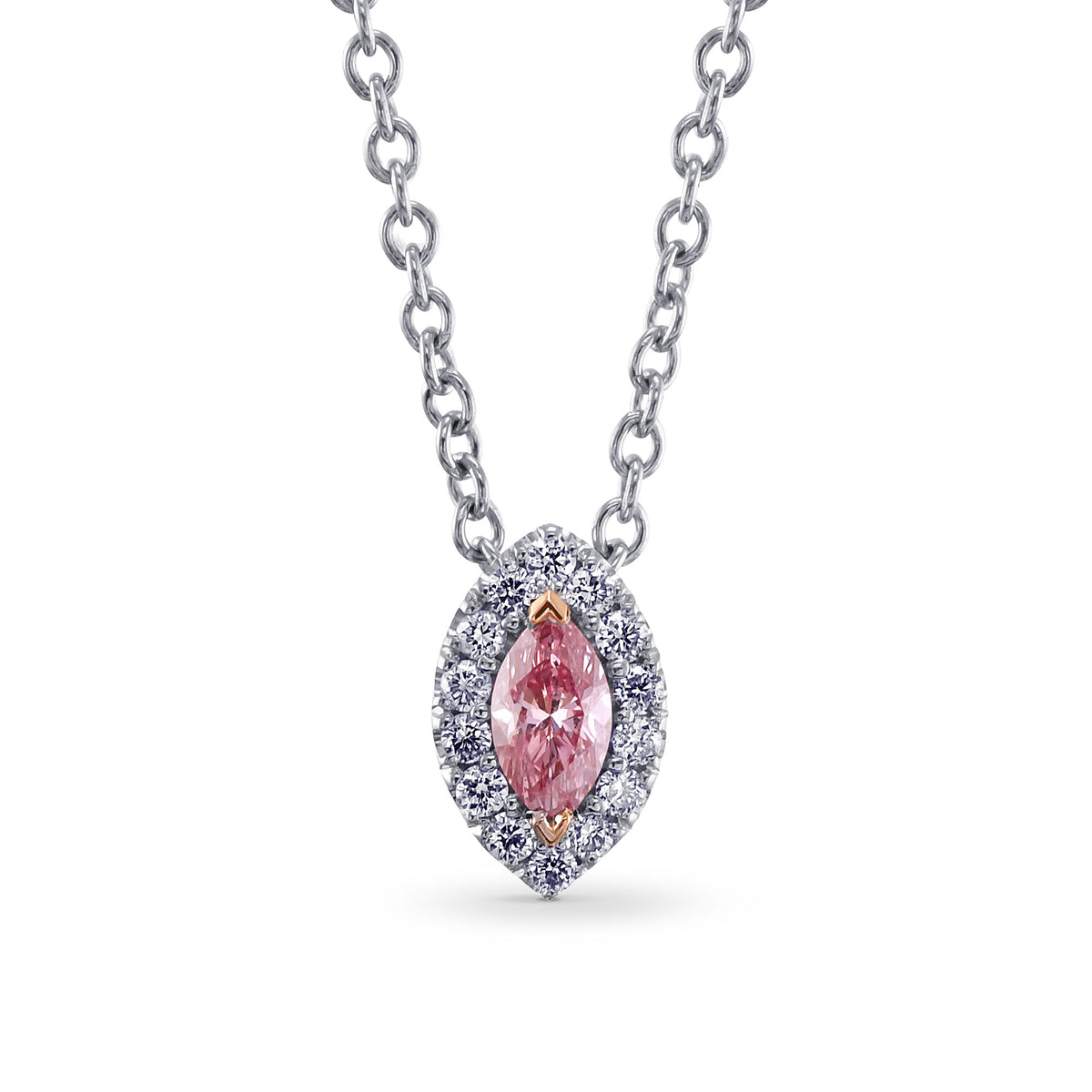 Fancy Intense Pink Diamond Pendant