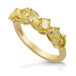 Fancy Yellow Diamond Band Ring