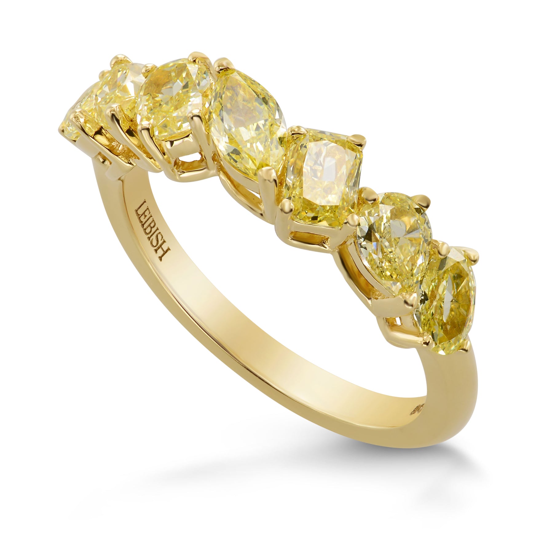 Fancy Yellow Diamond Band Ring