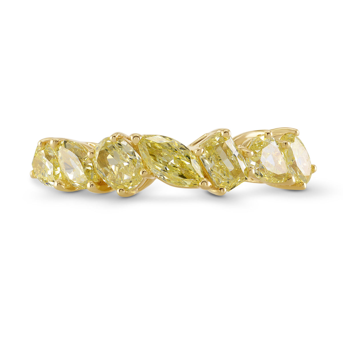 Fancy Yellow Diamond Band Ring