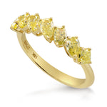 Fancy Yellow Diamond Band Ring