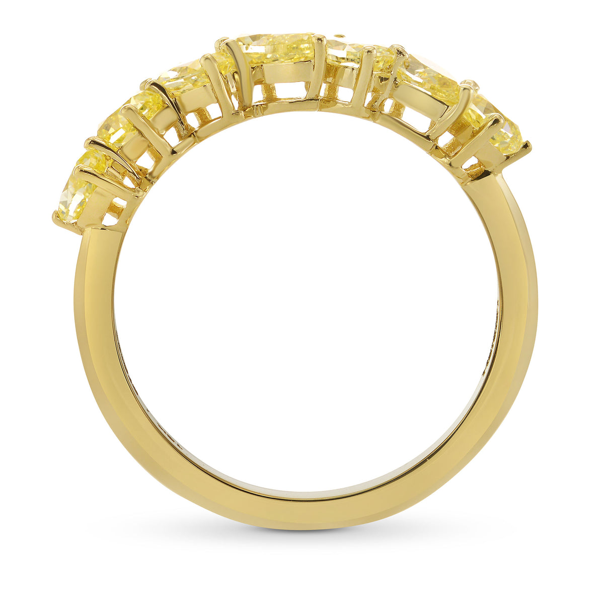 Fancy Yellow Diamond Band Ring