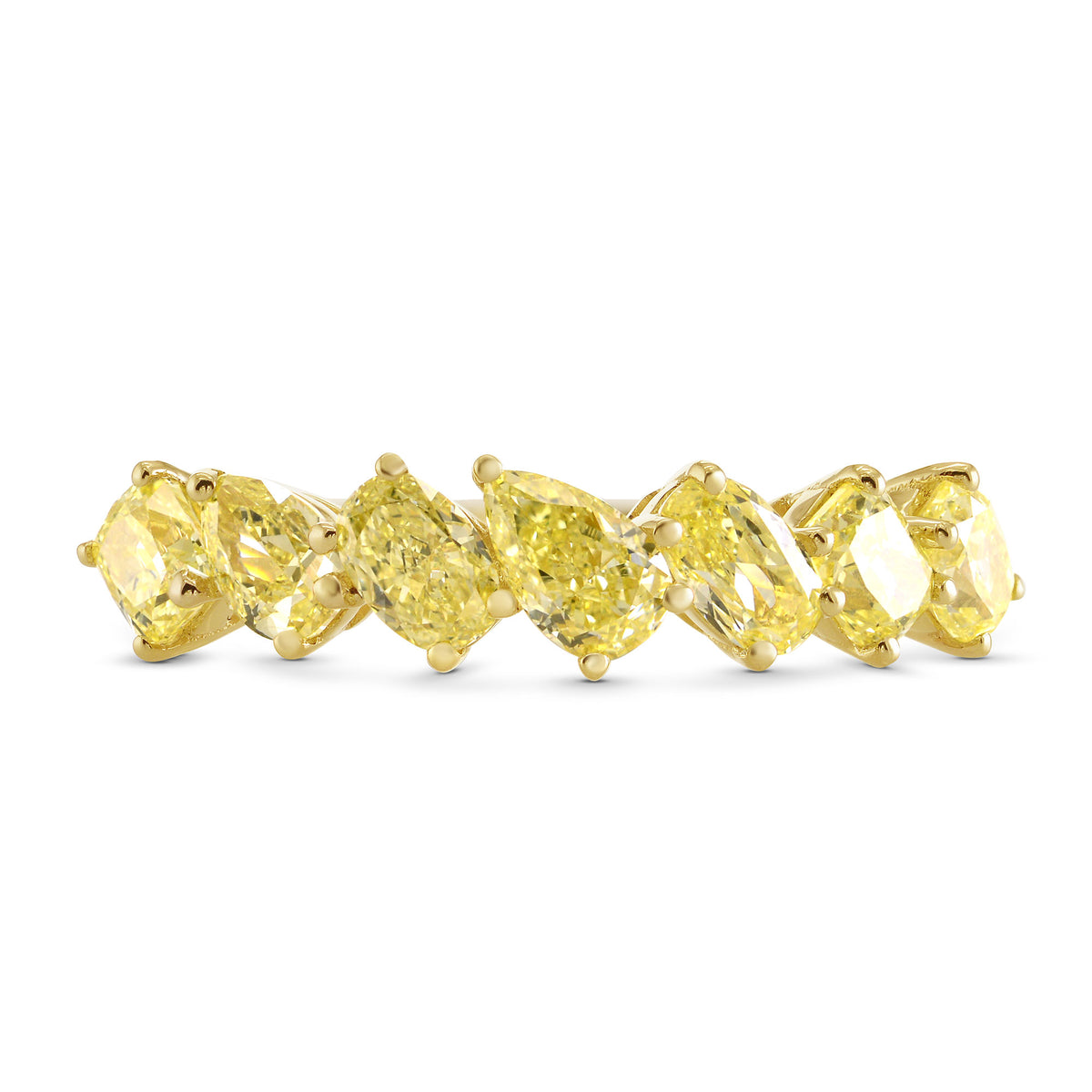 Fancy Yellow Diamond Band Ring