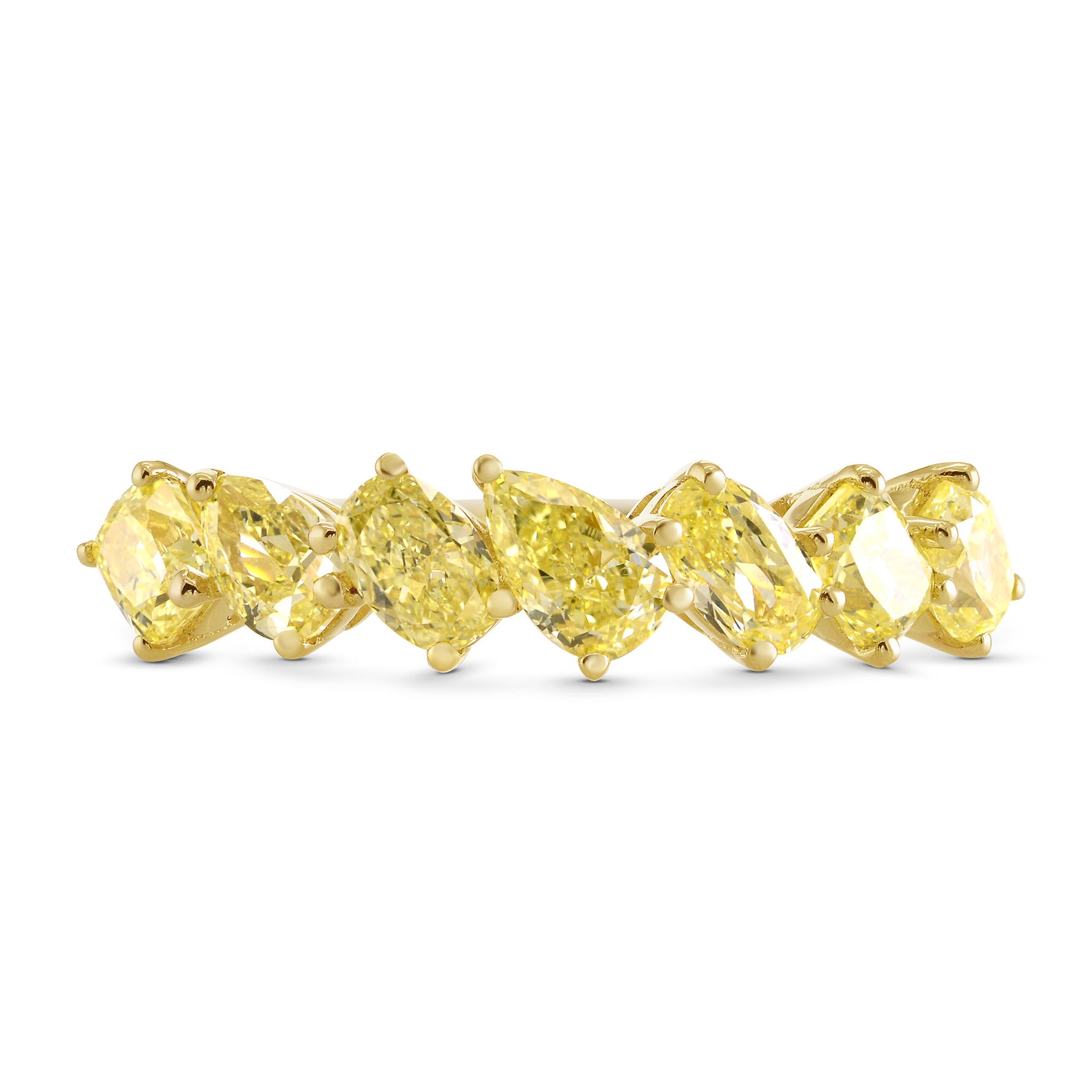 Fancy Yellow Diamond Band Ring