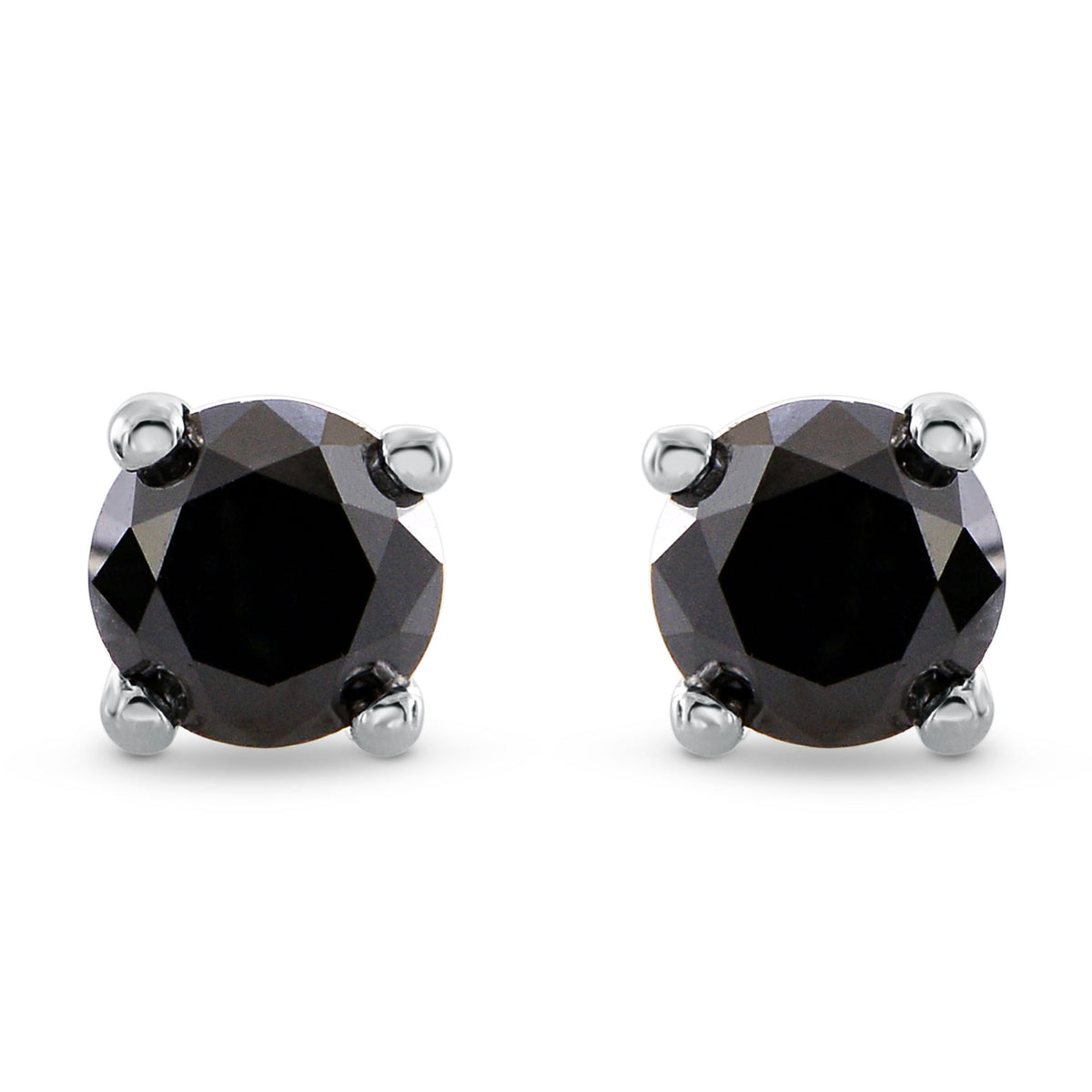 Black Diamond Stud Earrings