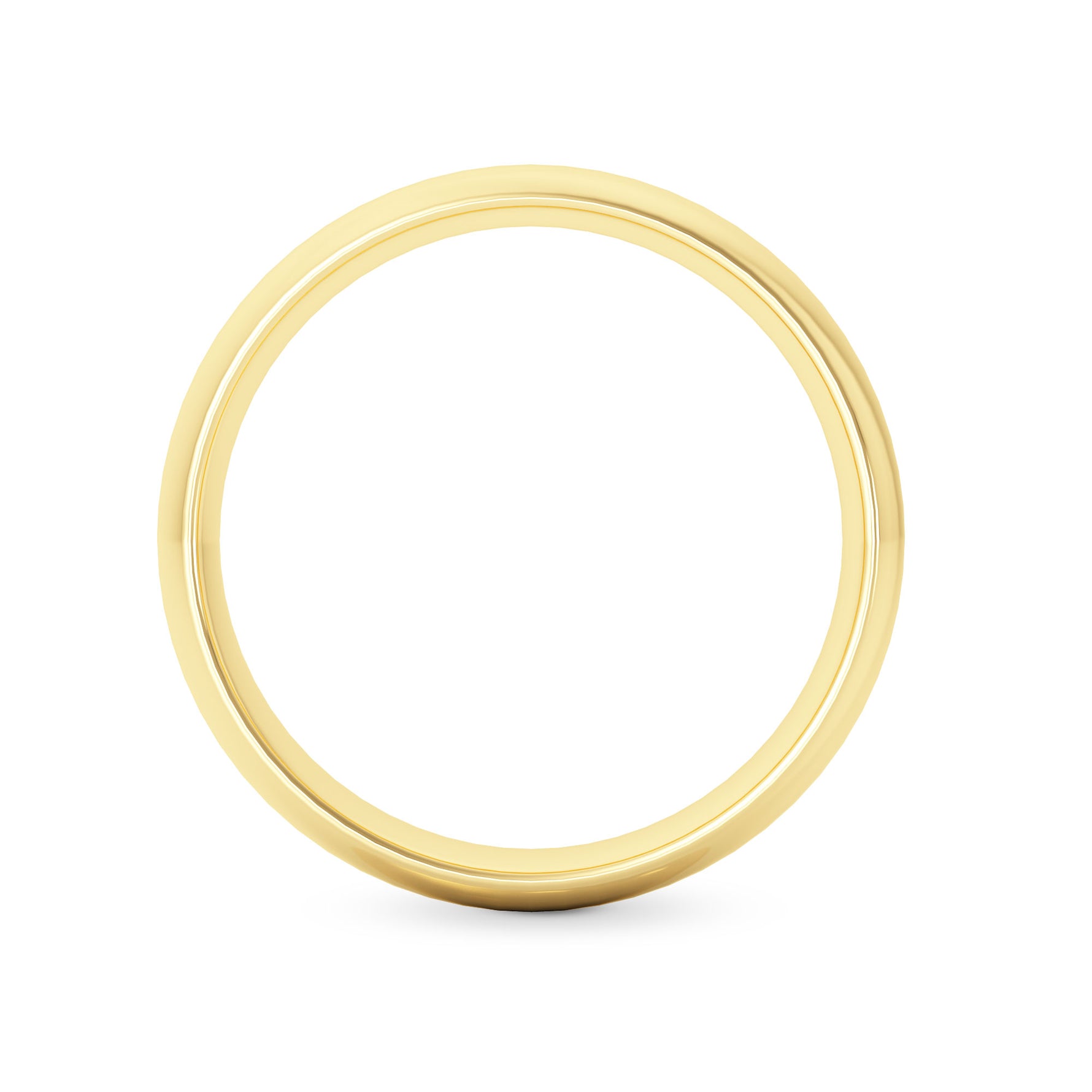 Comfort Fit Domed Wedding Band-4.0MM - 6