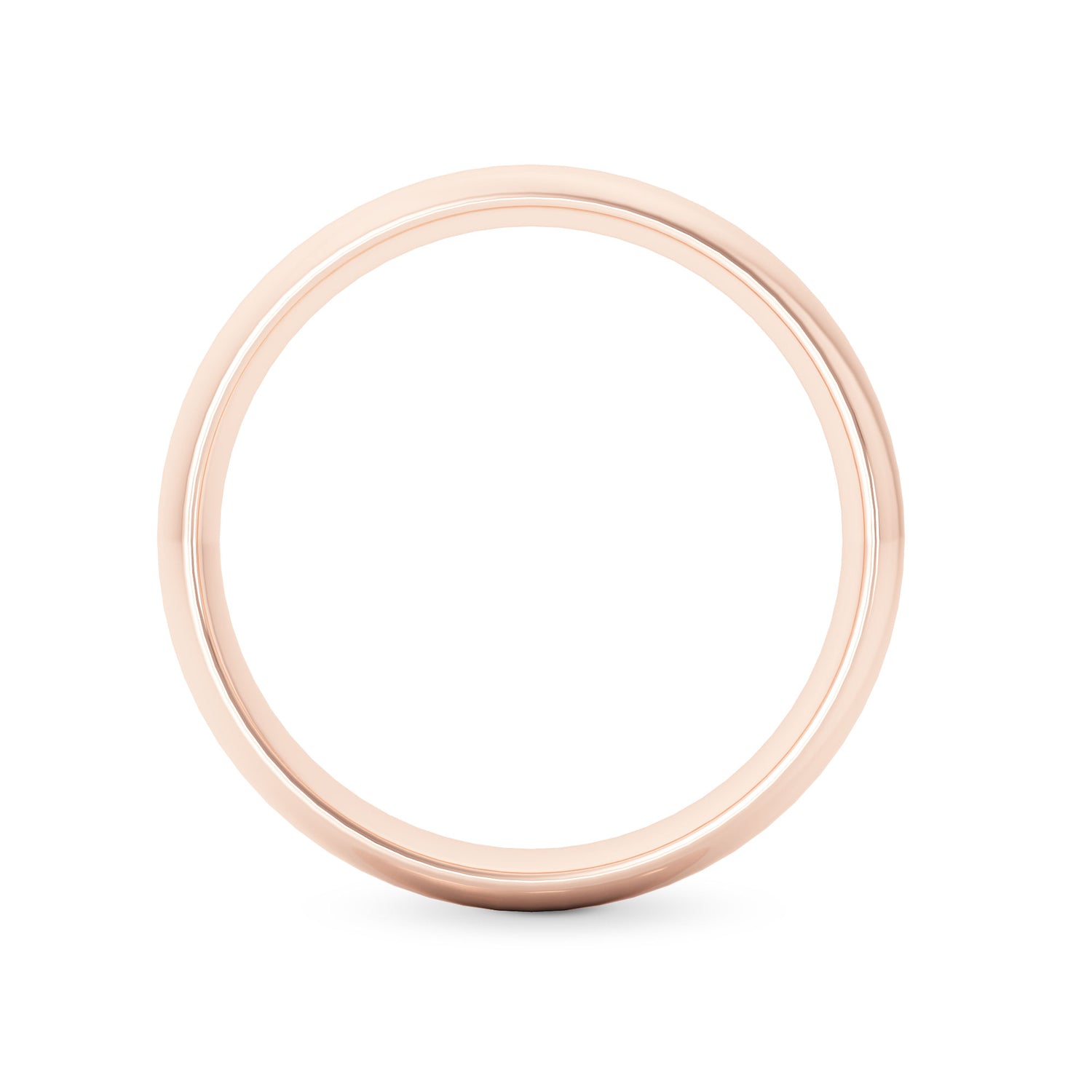 Comfort Fit Domed Wedding Band-4.0MM - 10