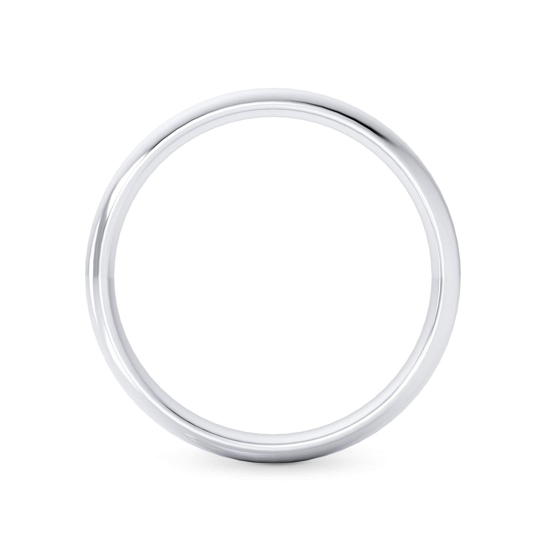 Comfort Fit Domed Wedding Band-3.0MM - 2