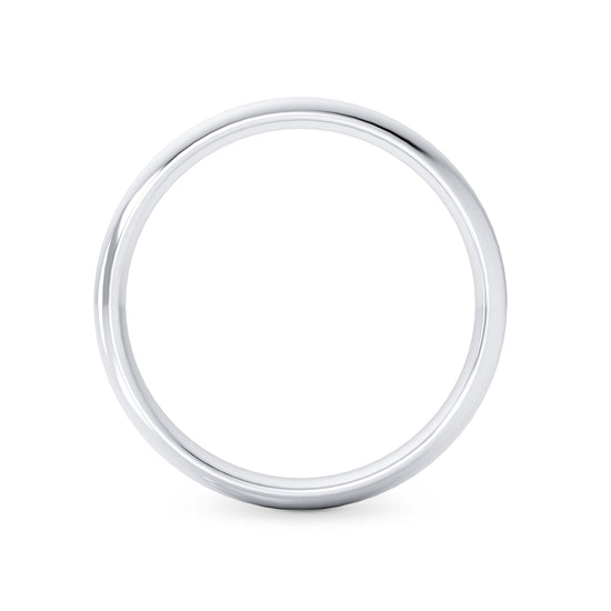 Comfort Fit Domed Wedding Band-3.0MM - 2