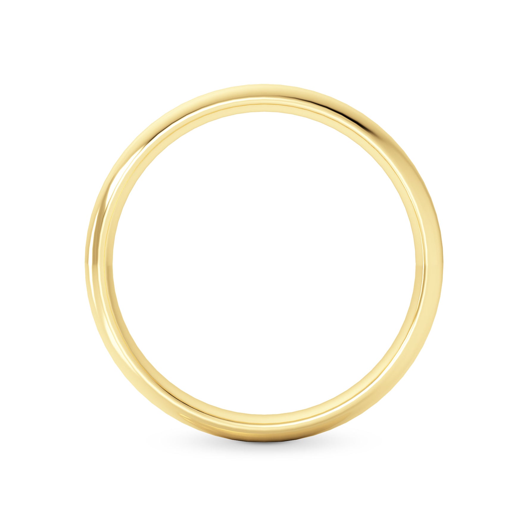 Comfort Fit Domed Wedding Band-3.0MM - 6