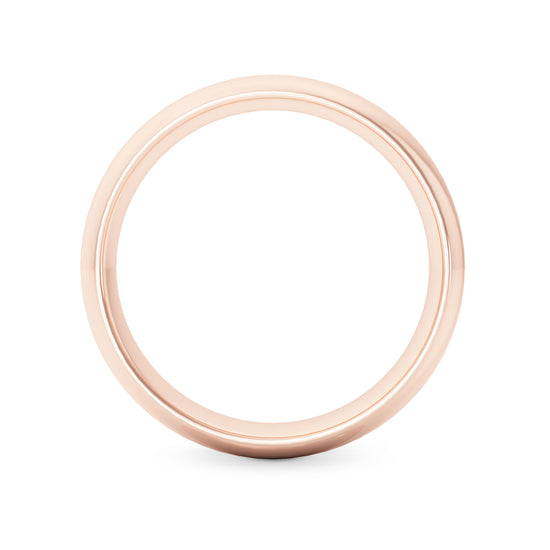 Comfort Fit Domed Wedding Band-5.0MM - 10