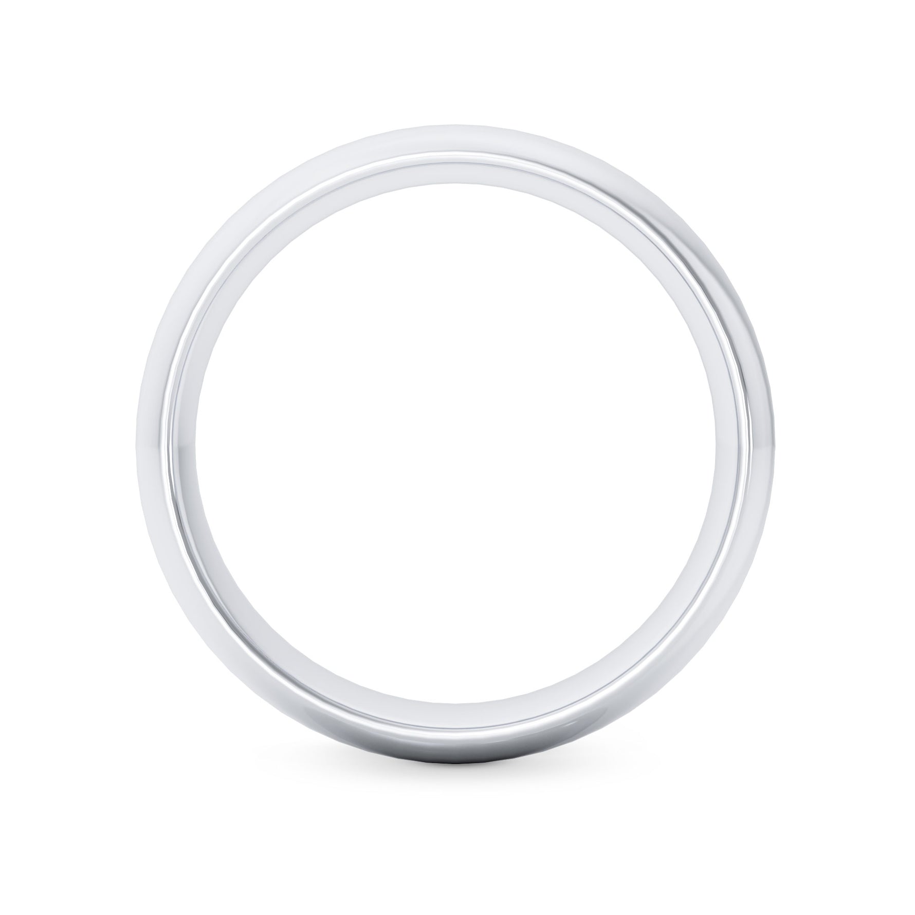 Comfort Fit Domed Wedding Band-5.0MM - 2