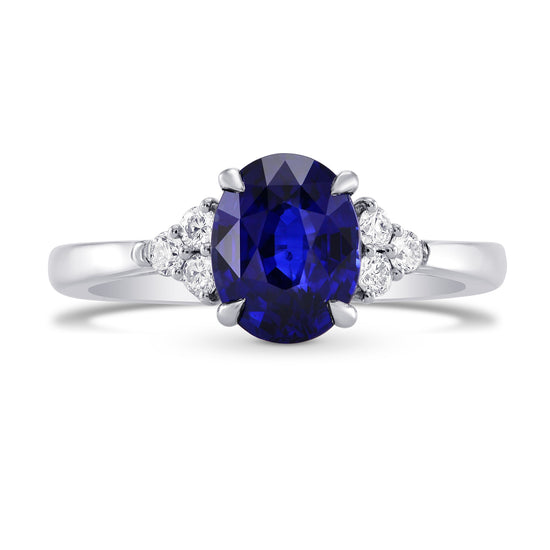 Oval Sapphire & Diamond Ring