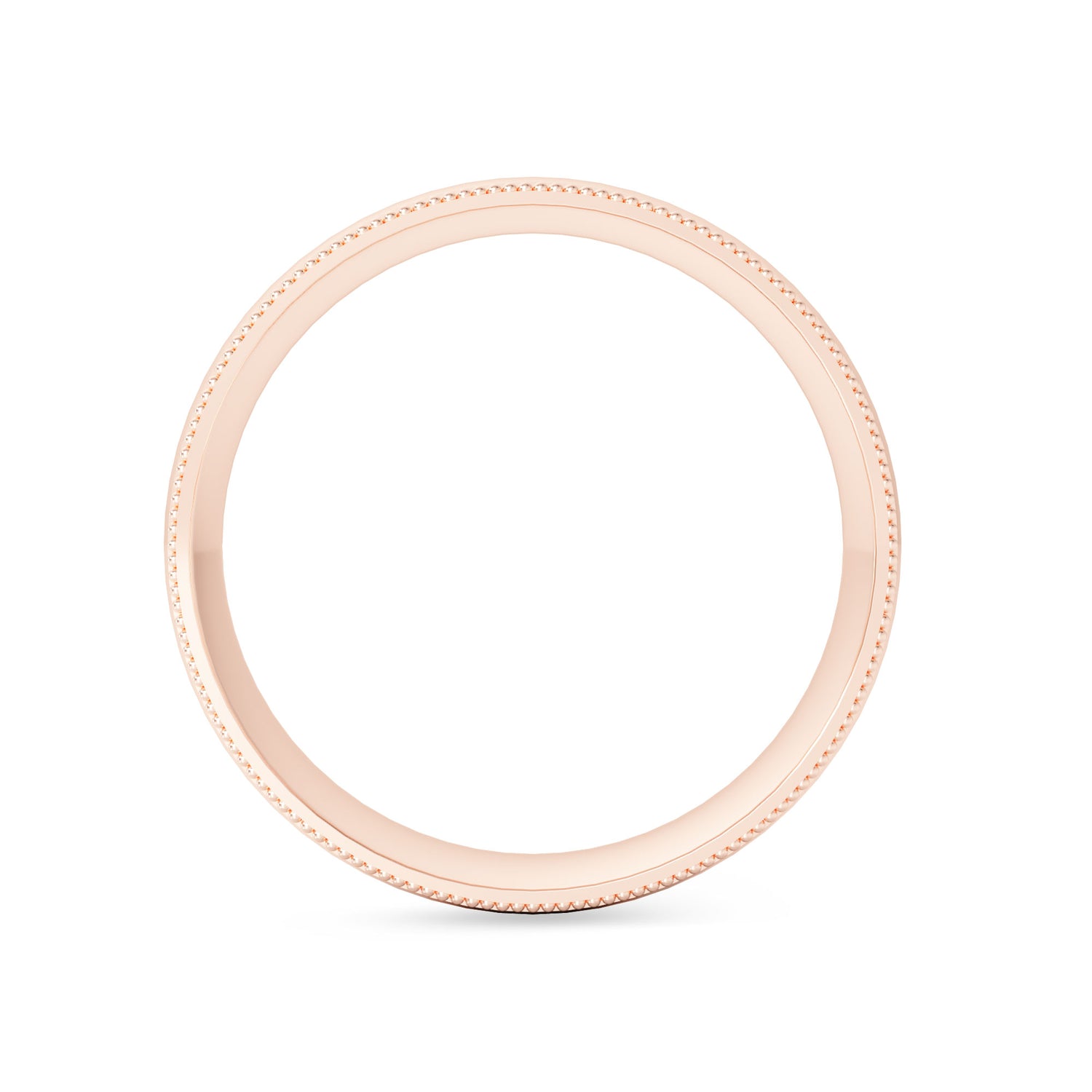 Wedding Band with Milgrain-6.0MM - 10