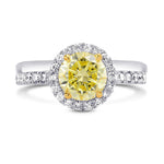Round Brilliant Diamond Engagement & Wedding Ring Set