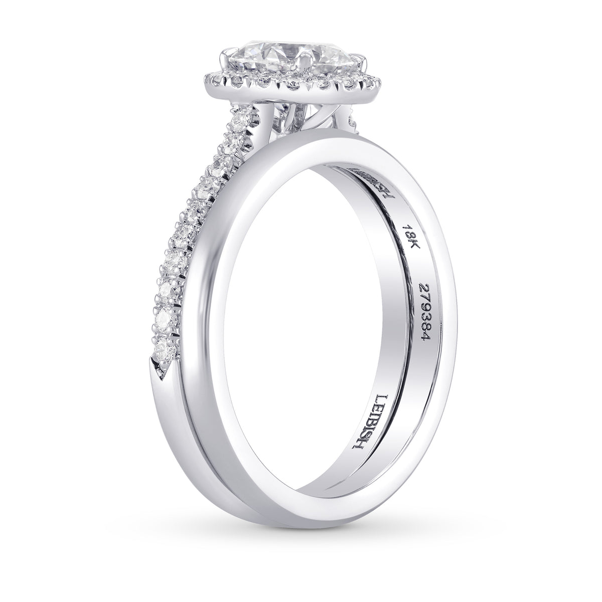 Round Brilliant Diamond Engagement & Wedding Ring Set