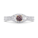 Fancy Purplish Pink Diamond Ring