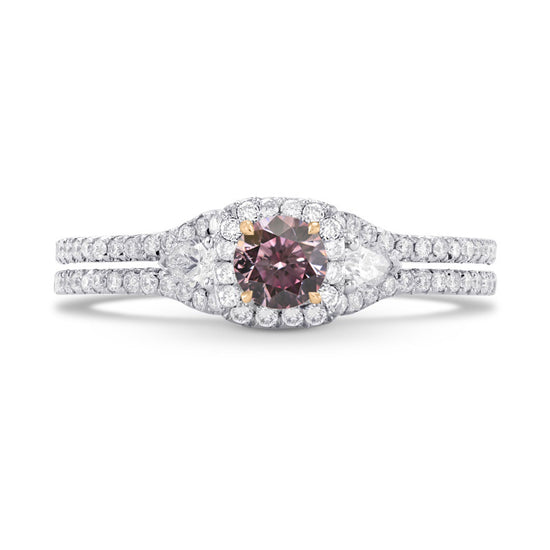 Fancy Purplish Pink Diamond Ring