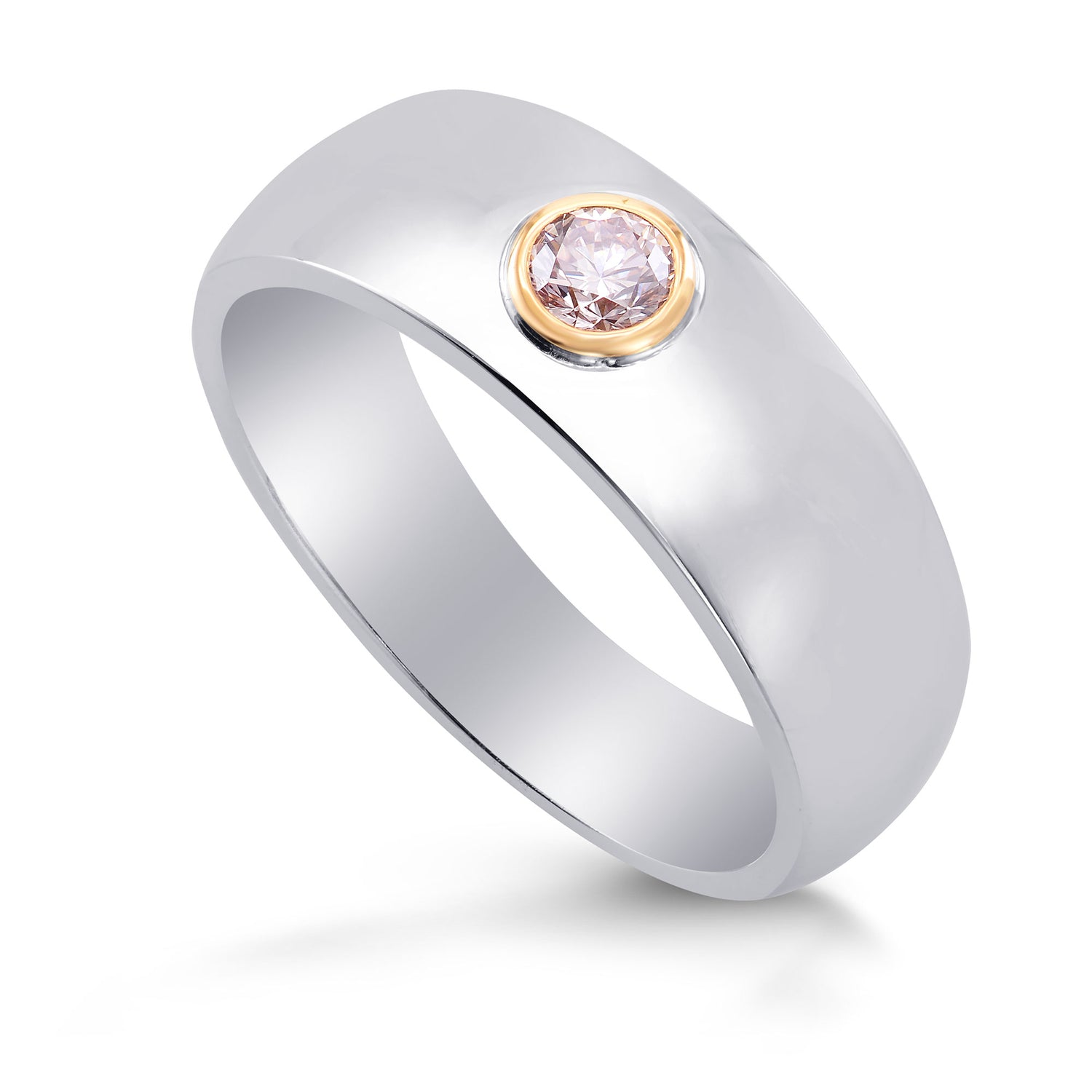 Pink Diamond Band Ring
