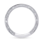 Ornate Pink Diamond Band Ring