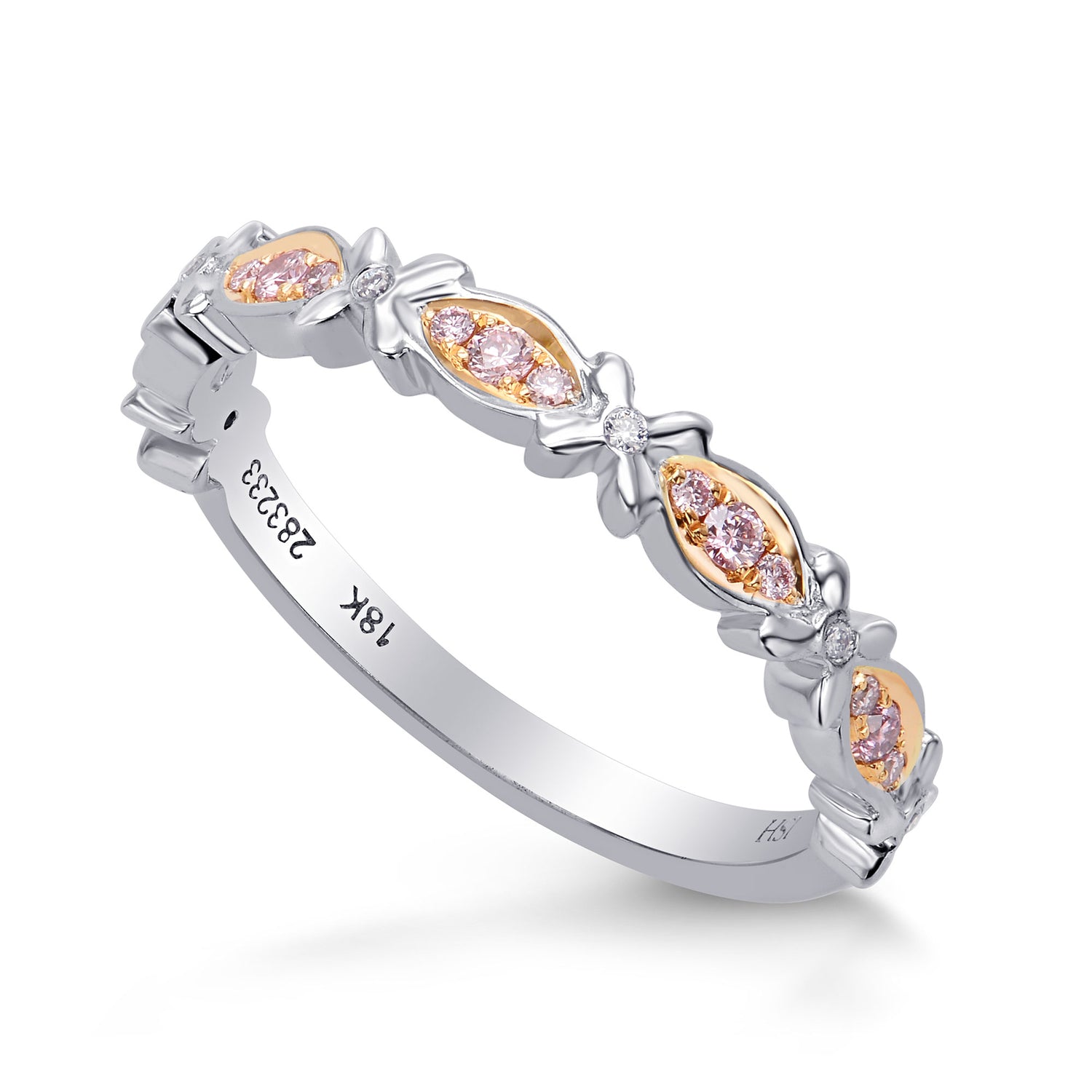 Pink Diamond Wedding Ring