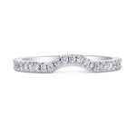 Contoured Diamond Band Ring